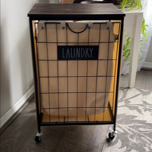 Rae Dunn laundry basket (last price drop)